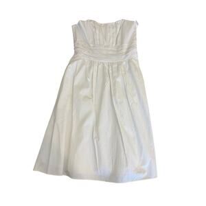 NEW DB STUDIO  White Sleeveless Dress Women size 4 NWT Wedding Graduation Senior